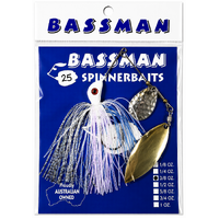 BASSMAN TW SERIES TANDEM SPINNERBAIT LURE 3/8oz
