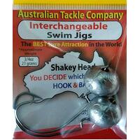 AUSSIE TACKLE INTERCHANGEABLE SWIM JIGS