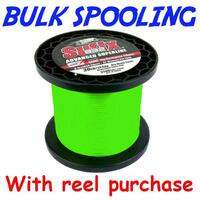 BULK SPOOL UP - SUFIX 832 BRAID LINE NEON LIME - PER 100yds