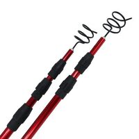 SILSTAR TELESCOPIC LURE RETRIEVER - 4 SECTIONS RED