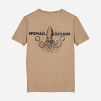 NOMAD T SHIRT SQUIDTREX RISING - TAN