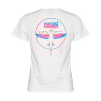 NOMAD WOMENS T-SHIRT - FLYER WHITE