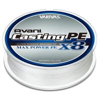 VARIVAS AVANI CASTING MAX POWER PE X8 BRAID LINE 300m WHITE