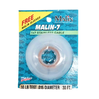 MALIN-7 STAINLESS CABLE 1x7 STRAND WIRE BROWN