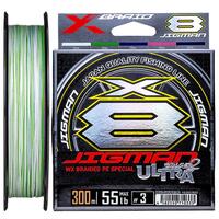 YGK X-BRAID JIGMAN ULTRA 2 X8 BRAID LINE 300m MULTI COLOUR