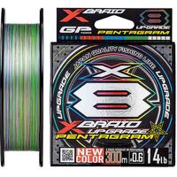 YGK X-BRAID UPGRADE X8 PENTAGRAM BRAID LINE 300m MULTI COLOUR