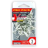 DECOY EXTRA WIDE GAP Y-W77 TREBLE HOOKS PRO PACK