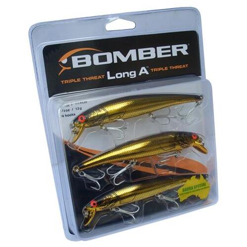 Bomber Triple Threat Long A / Deep Long A Lure Pack