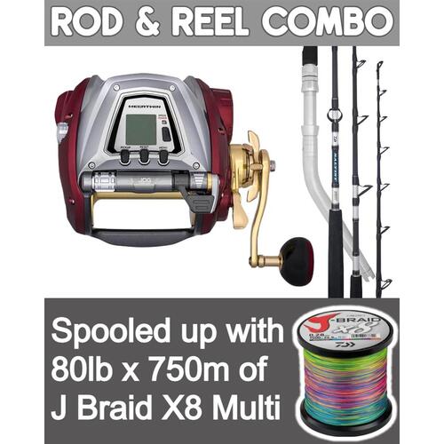 DAIWA SEABORG ELECTRIC REEL & SALTIST ROD COMBO