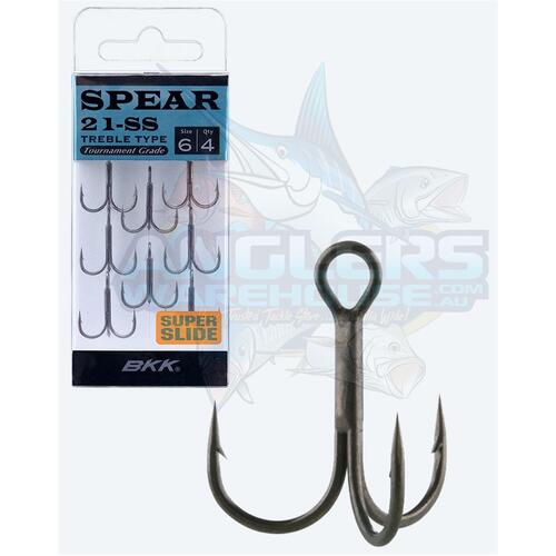 BKK SPEAR 21 SS TREBLE HOOKS